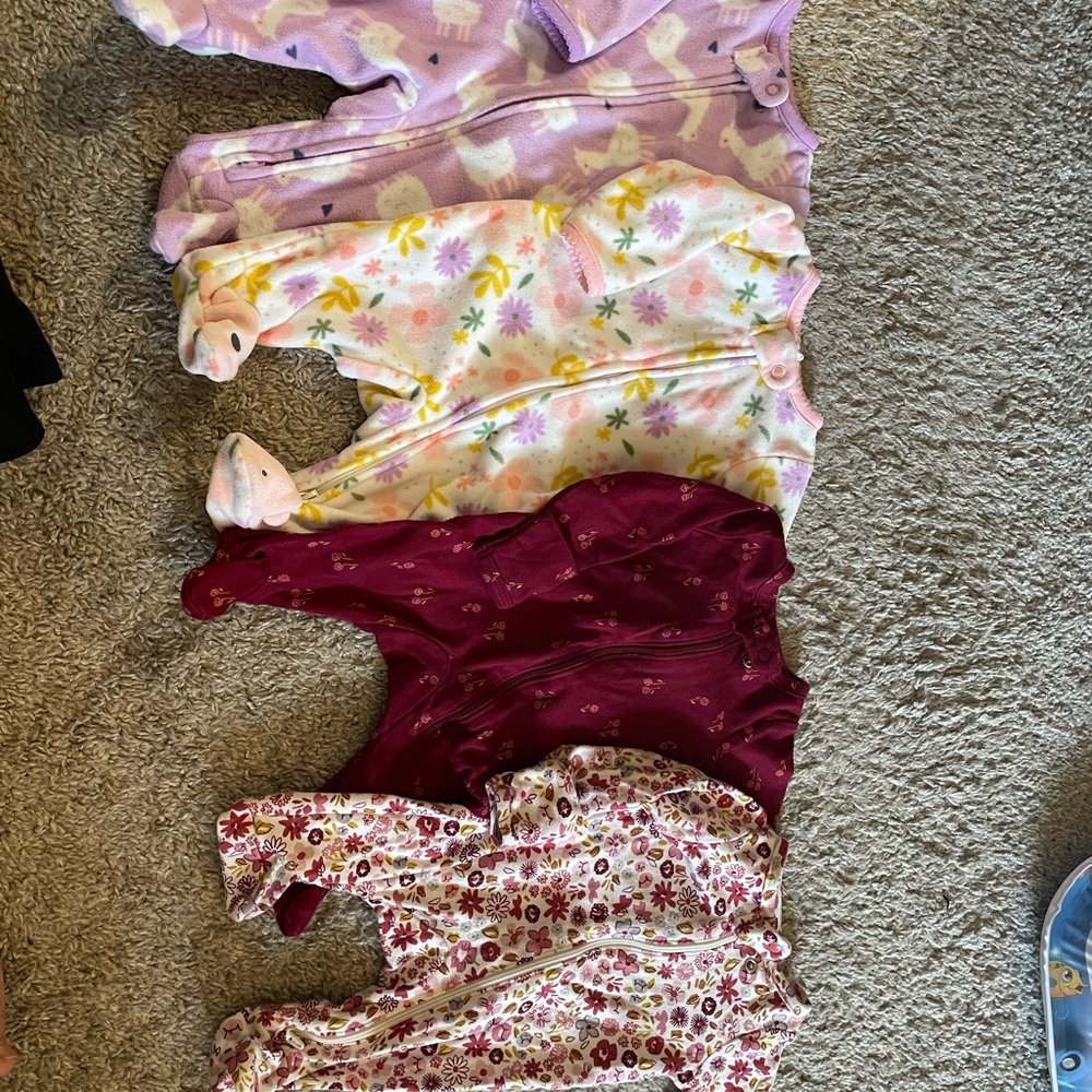 Assorted multiple Newborn Girl Onesies / Jumpsuits